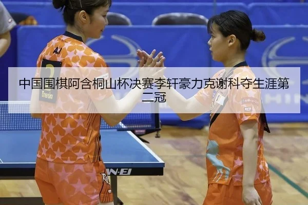 中国围棋阿含桐山杯决赛李轩豪力克谢科夺生涯第二冠